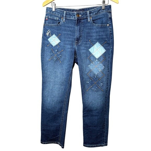 Tommy‎ Bahama Jeans Womens Size 4 Straight Medium Wash Boyfriend Premium Denim - Picture 1 of 11